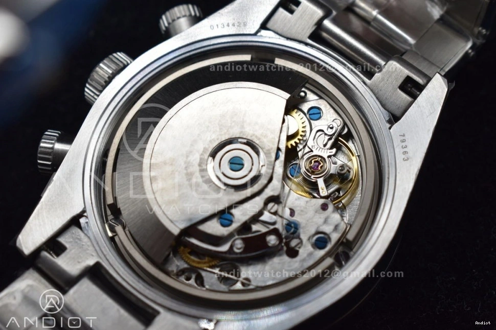 Bay 1:1 Black TWS Bracelet Dial SS A7750 White Chrono on Best Edition SS 1126